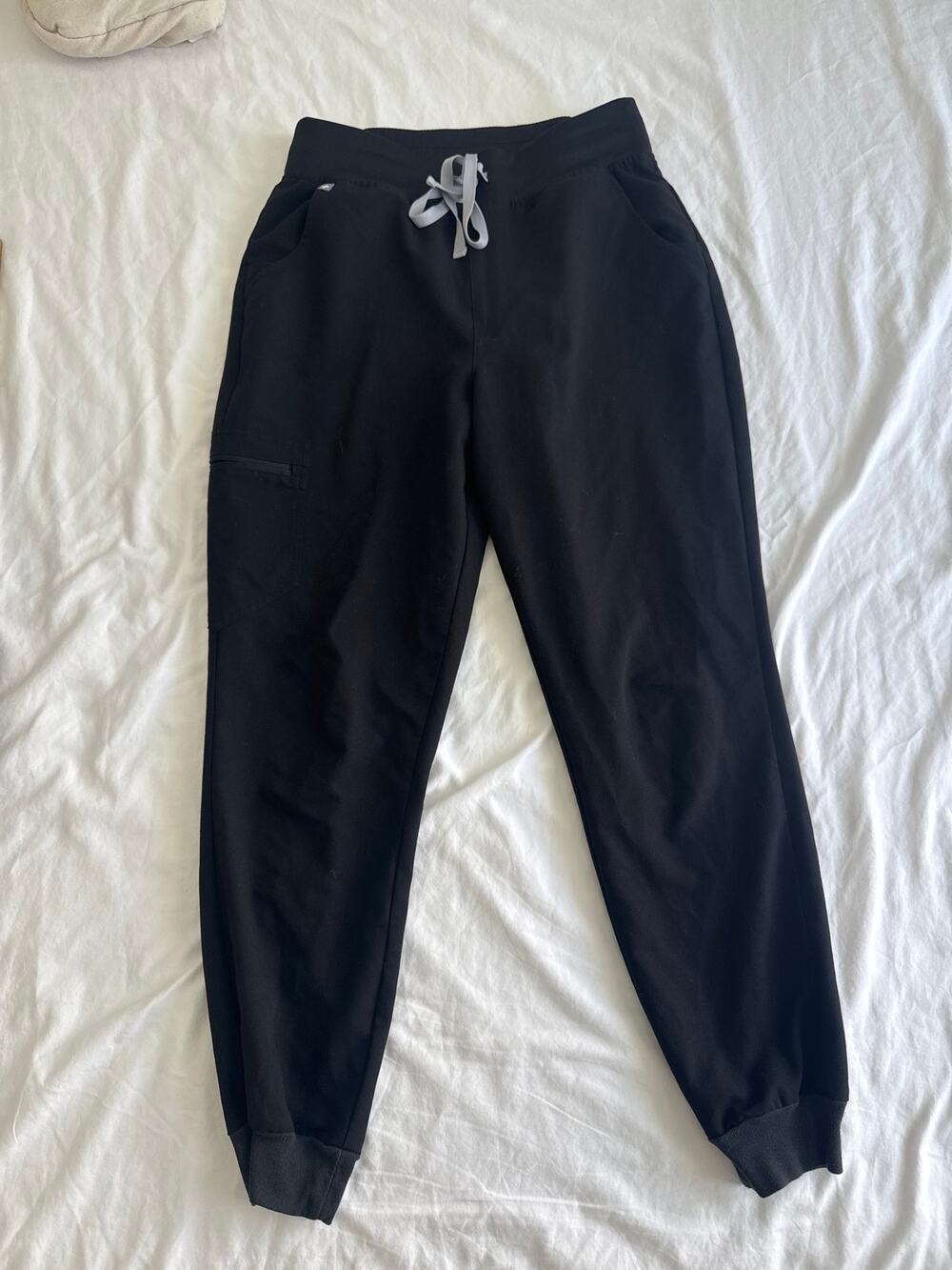 Figs Scrub Jogger Pants Black Womens RN Nurse CNA PCT Medical